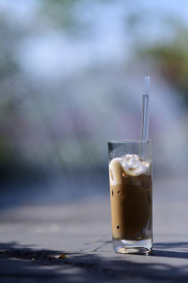 Eiskaffee mit Sahne